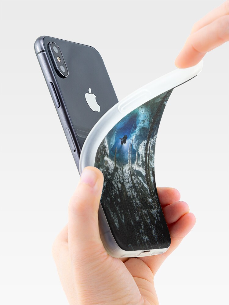 Alternate view of Cave diving iPhone Case & Cover