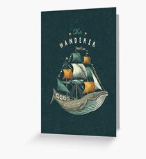 Whale | Petrol Grey Greeting Card