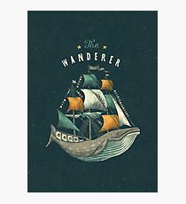 Whale | Petrol Grey Photographic Print