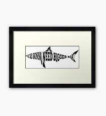 40 years of Jaws Framed Print