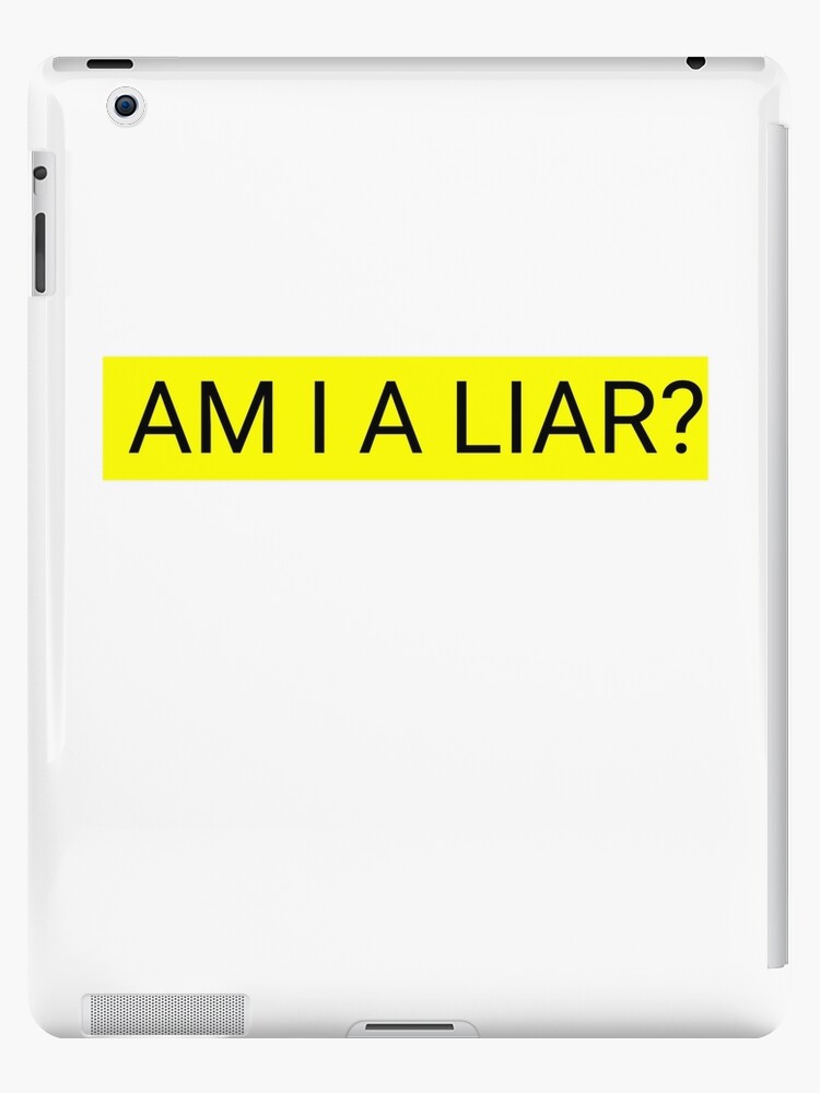 The 1975 I Like America America Likes Me Graphic Am I A Liar Ipad Caseskin By Andyluckers