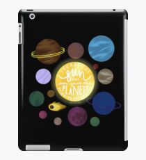 Du bist die Sonne und ich bin nur die Planeten iPad-Hülle & Klebefolie