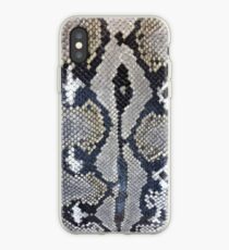Python snake skin texture design iPhone Case