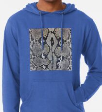 Python Schlangenhaut Textur-Design Leichter Hoodie