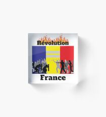 Bloque acrílico Camiseta Revolution France - Camiseta France - Camiseta Vestes Jaunes - Camiseta Revolution - Camiseta Protest - Camiseta Protest - Camiseta Protest French