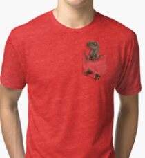 Pocket Protector - Clever Girl Tri-blend T-Shirt