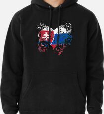 Slovakei Herz Hoodie