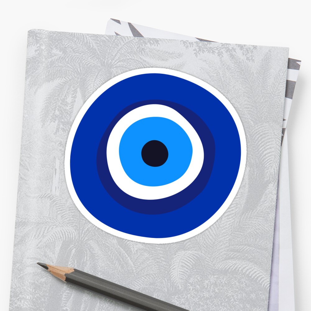 "evil eye symbol " Sticker by tony4urban | Redbubble