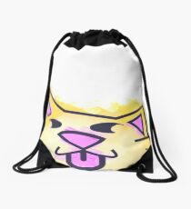 Cute cartoon, cat Drawstring Bag
