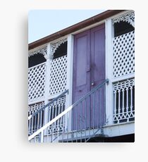 The lilac door Canvas Print