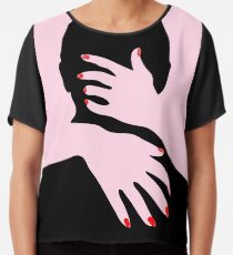 PINK KISS Pop Art Chiffontop