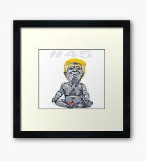 #45 President Trump Framed Print