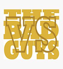 Vs the Bad Guys Logo Photographic Print