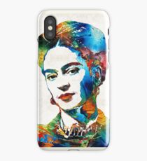 Frida Kahlo Art - Viva La Frida - By Sharon Cummings iPhone Case