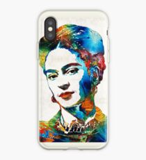 Frida Kahlo Art - Viva La Frida - By Sharon Cummings iPhone Case