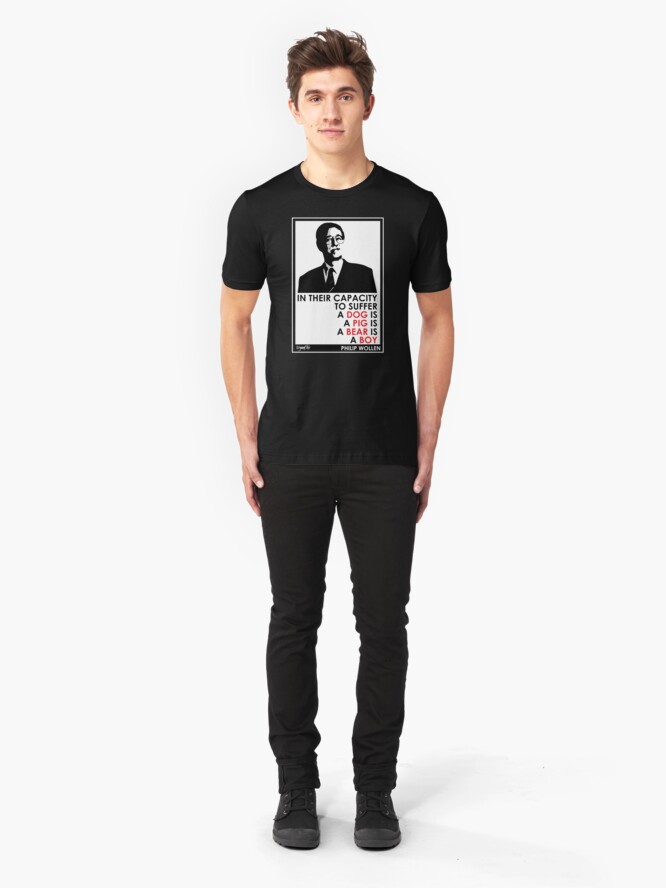 Alternate view of VeganChic ~ Philip Wollen Inspire Slim Fit T-Shirt