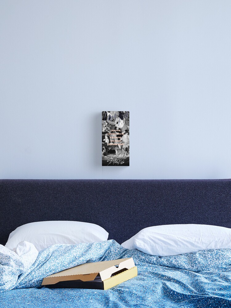 Stray Kids I Am You Lyrics B W Canvas Print By Masae Redbubble