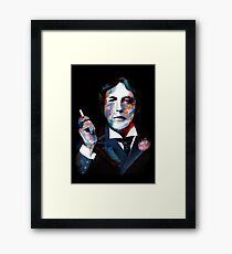 Portrait of OSCAR WILDE Framed Print
