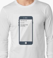 Talk dirty funny quote Long Sleeve T-Shirt