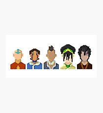 Avatar the Last Airbender Trixelart group Photographic Print