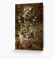 Vintage Planter Greeting Card