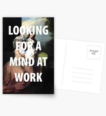 Ein Geist bei der Arbeit Postkarten