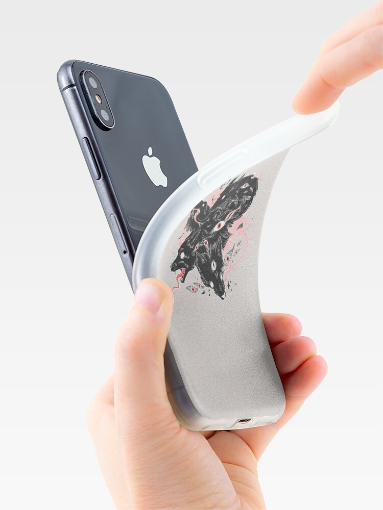 Alternate view of Wild Wolves With Many Eyes iPhone Case & Cover