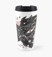 Wild Wolves With Many Eyes Travel Mug