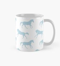 Blue Galloping Horses Mug
