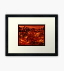 Geyser World Framed Print