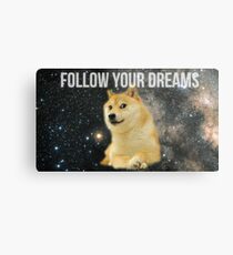 Doge Shibe Meme Metal Print