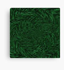 Green Twist Canvas Print