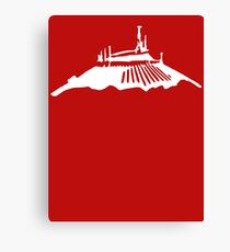 Space Mountain Icon Canvas Print