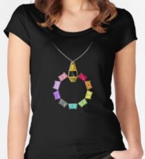 Tag and Crest Women's Fitted Scoop T-Shirt