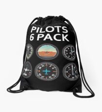 Pilots Six Pack. Drawstring Bag