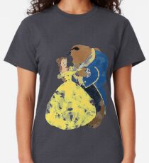 Aquarell Grunge der Schönheit und des Biests (mit Transparenz) Classic T-Shirt