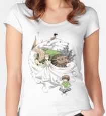 The Neverending Story - Montage Women's Fitted Scoop T-Shirt