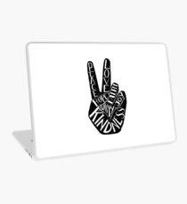 Peace Sign with words Peace, Love, Faith, Joy, Hope, Kindness, Unity Laptop Skin