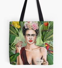 Frida con amigos Tote Bag