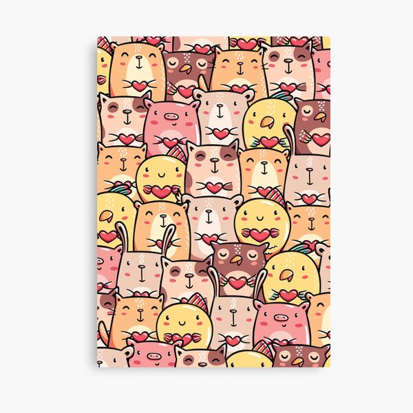 Sweet Pets Canvas Print