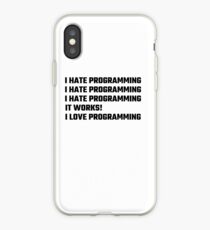 I Love Programming iPhone Case