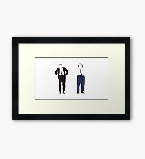 Unten - Eddie & Richie Gerahmtes Wandbild