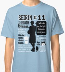 Kuroko Tetsuya Quotes Classic T-Shirt