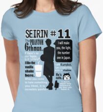 Kuroko Tetsuya Quotes Women's Fitted T-Shirt