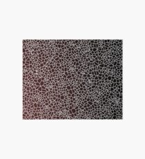 Black and Red Matted Web Art Board