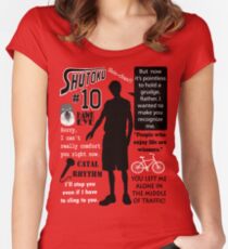 Takao Kazunari Quotes Women's Fitted Scoop T-Shirt