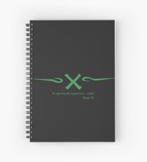Hyuuga Clan Cursed Seal Quote 2 Spiral Notebook