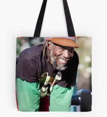 Street Performer Tote Bag