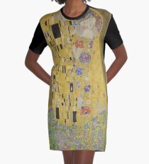 Gustav Klimt The Kiss Graphic T-Shirt Dress