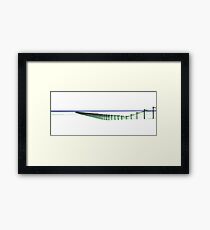 Fence to no where Framed Print